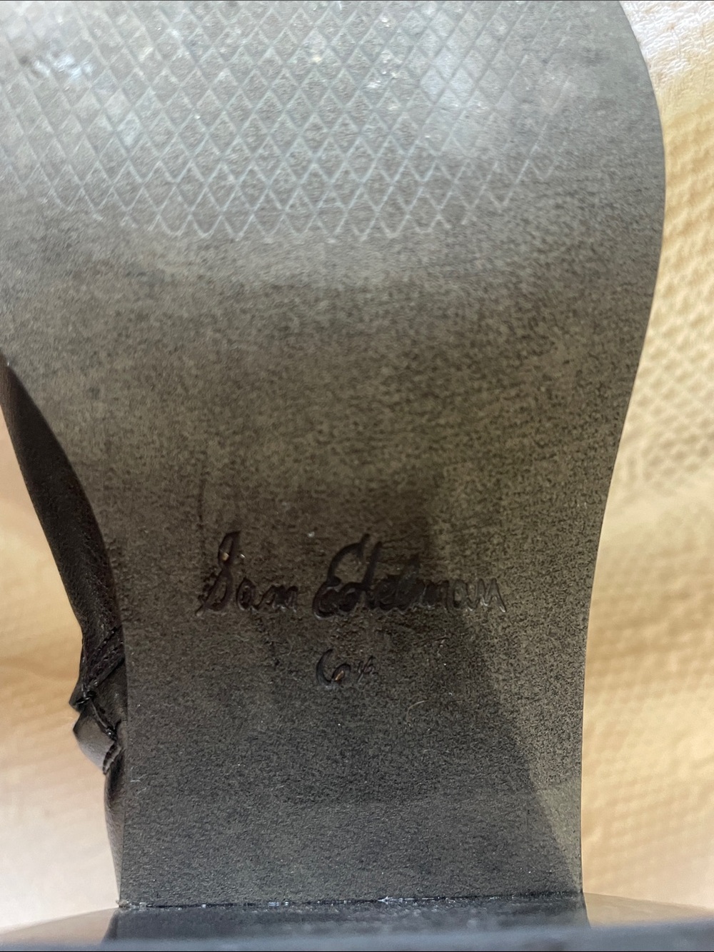 Sam Edelman Hilty Black Leather Ankle Boots Size 6.5M MSRP $180 - Picture 7 of 8